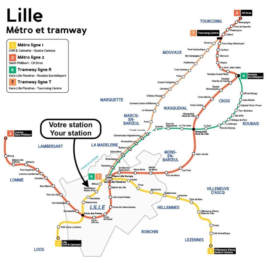 Lille Centre - Nice Cozy And Functional Parking Екстер'єр фото